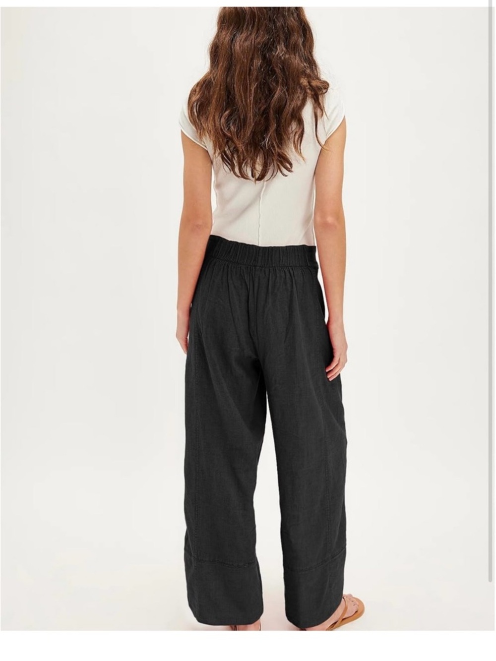 NWT Women’s XL wide leg elastic waist pants